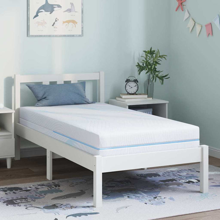 Madras Hvid 80 x 160 cm Jacquard stof