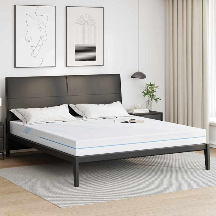 Madras Medium fast 180 x 200 cm Hvid