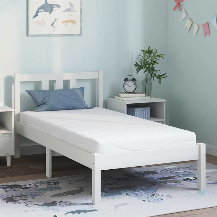 Madras Hvid 80 x 160 cm Jacquard stof
