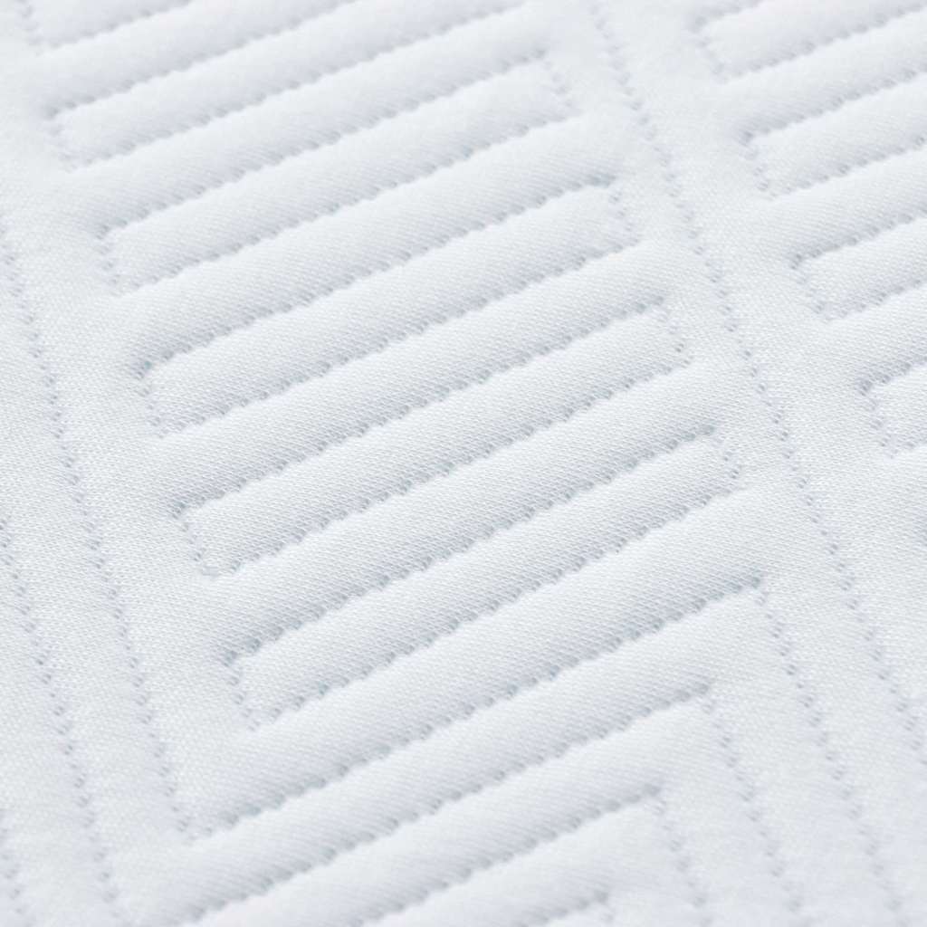 Madras Hvid og Blå 70 x 200 cm Jacquard stof