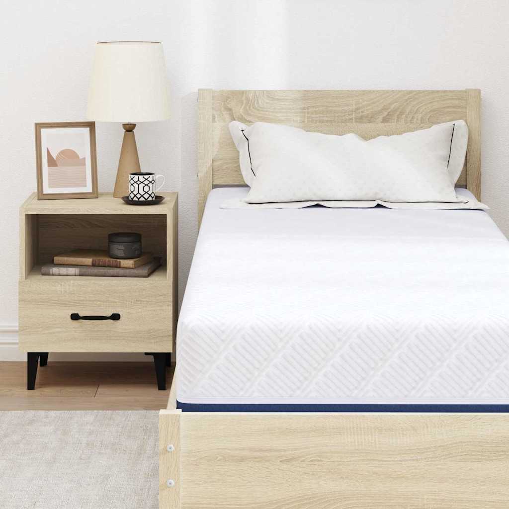 Madras Hvid og Blå 70 x 200 cm Jacquard stof