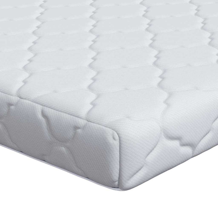 Madras Hvid 90 x 190 cm Jacquard stof
