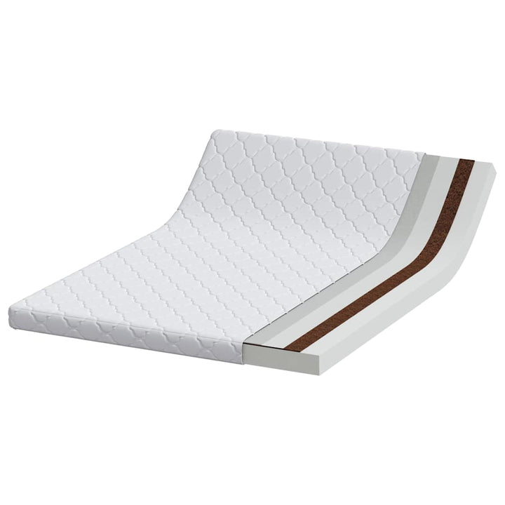 Madras Medium fast 140 x 190 cm Hvid