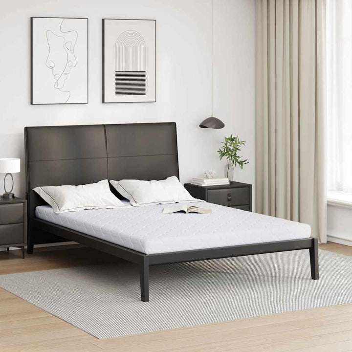 Madras Hvid 160 x 200 cm Jacquard stof