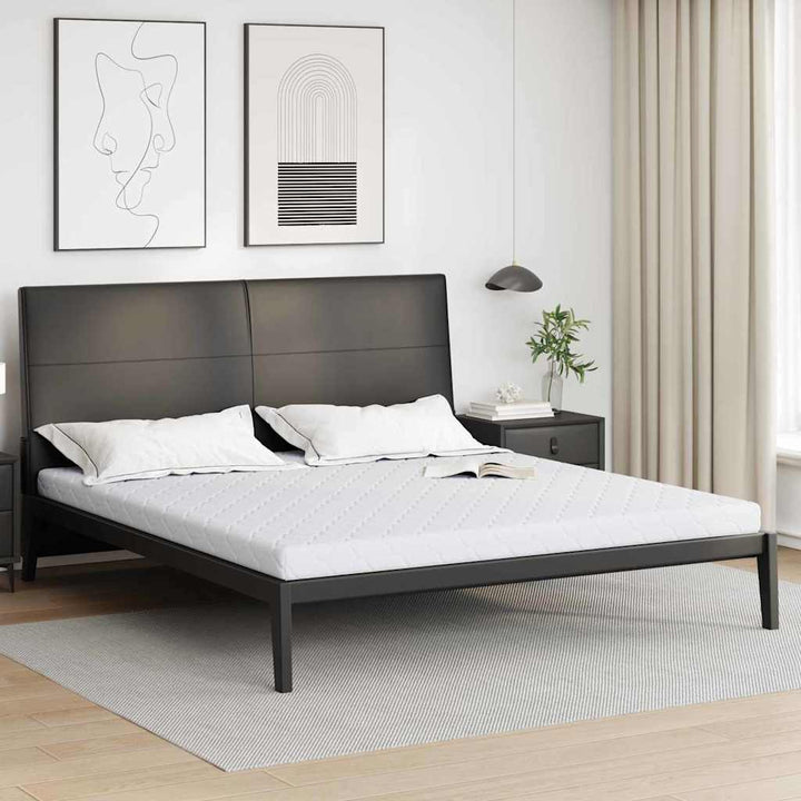 Madras Hvid 180 x 200 cm Jacquard stof