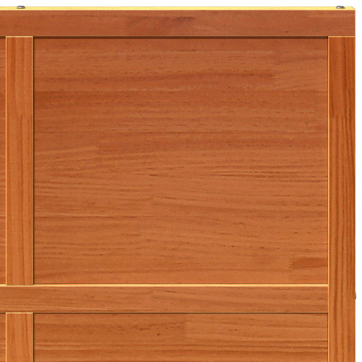 Ladedør Voksbrun 100 x 208 cm Massivt fyrretræ