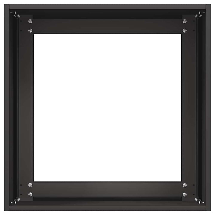 plantekasse 40x40x40 cm koldvalset stål sort