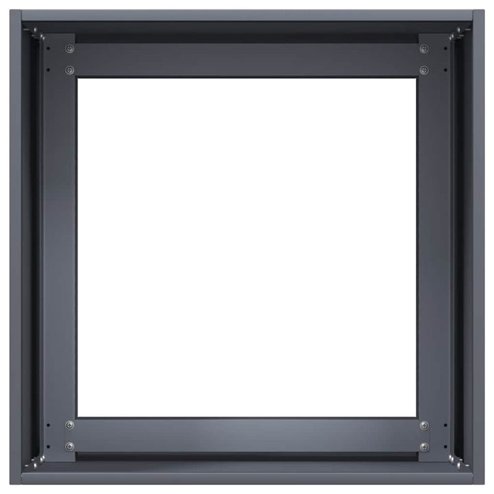 plantekasse 40x40x40 cm koldvalset stål antracitgrå