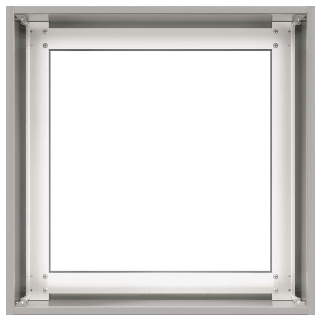 plantekasse 40x40x40 cm rustfrit stål