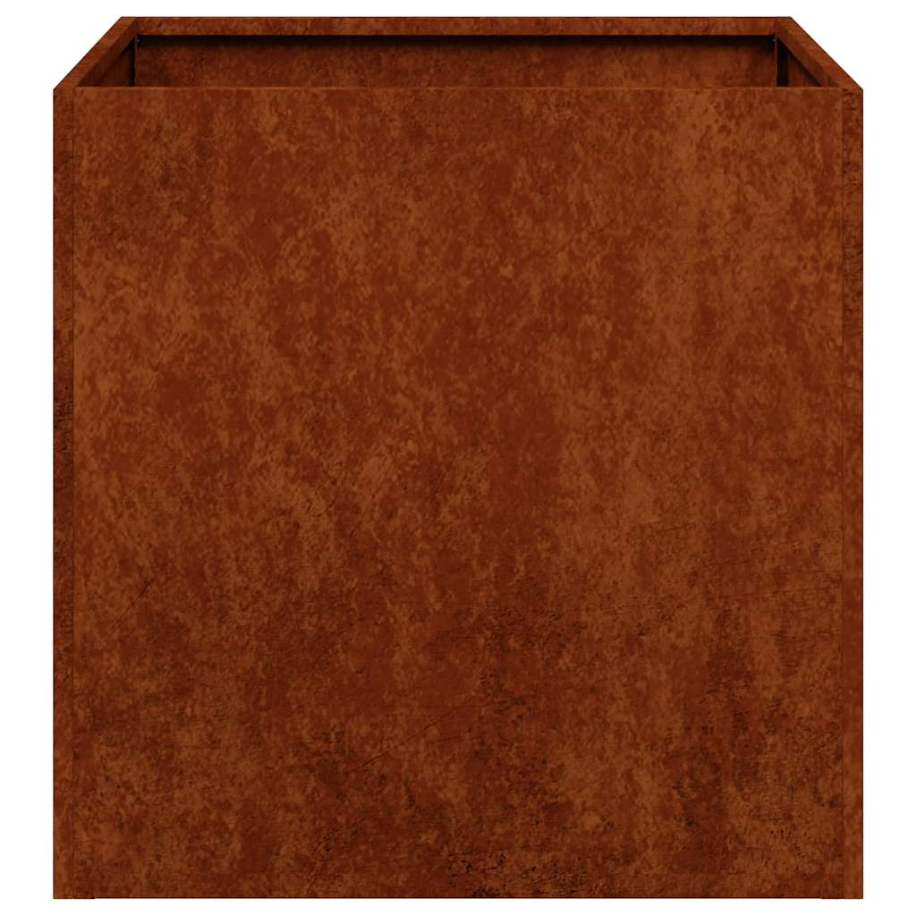 plantekasse rustfarvet 40x40x40 cm forvitringsstål