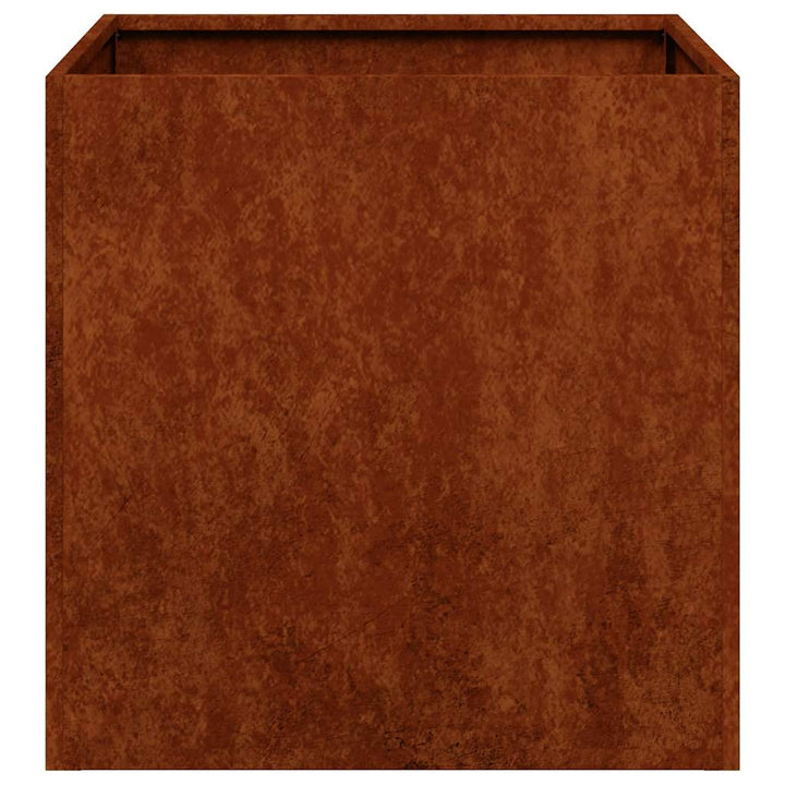 plantekasse rustfarvet 40x40x40 cm forvitringsstål