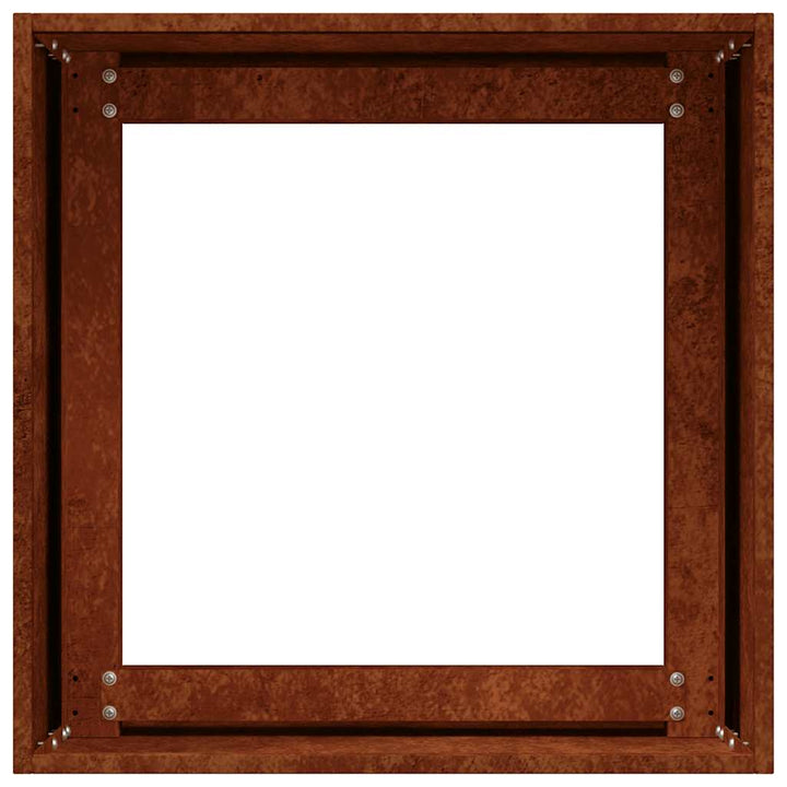 plantekasse rustfarvet 40x40x40 cm forvitringsstål
