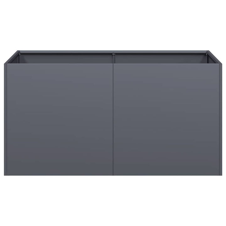 plantekasse antracitgrå 80x40x40 cm koldvalset stål