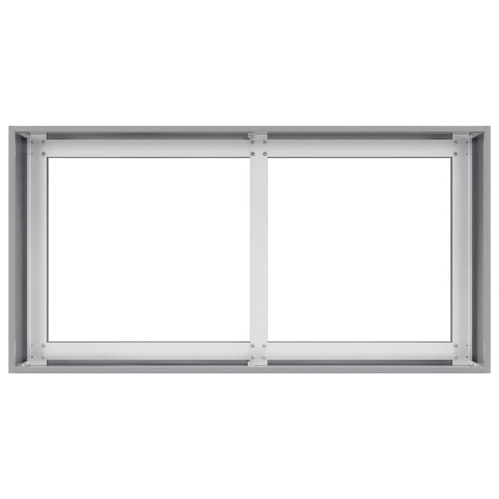 plantekasse 80x40x40 cm galvaniseret stål