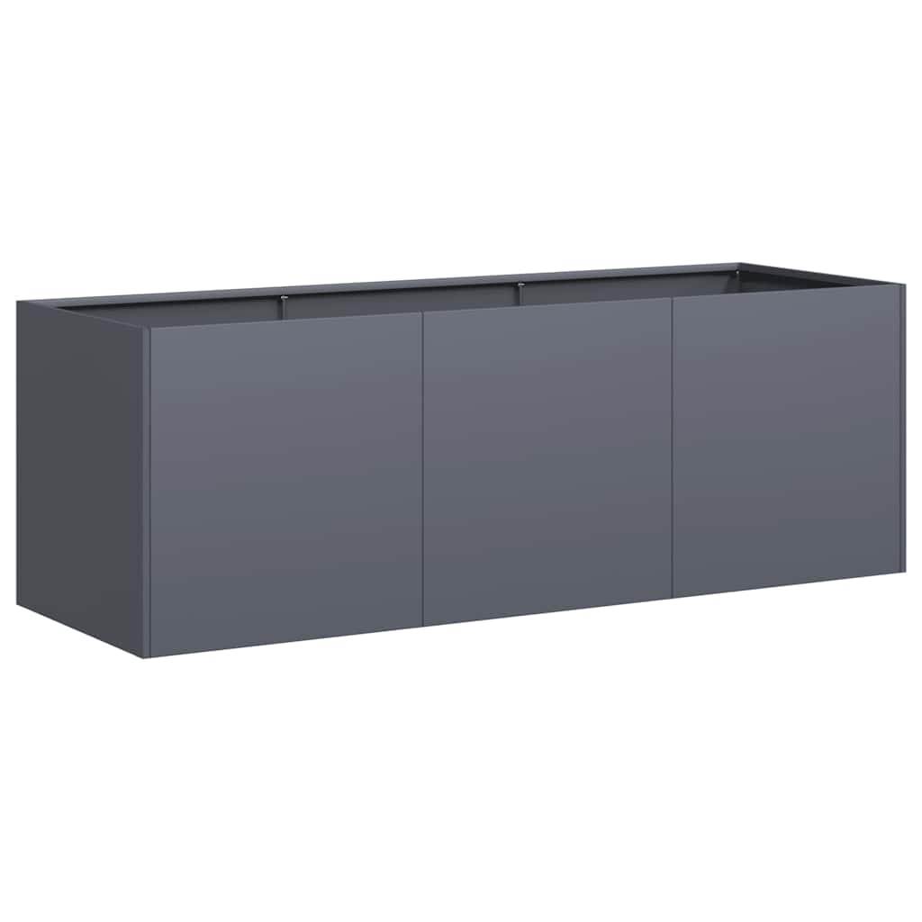 plantekasse antracit 120x40x40 cm koldvalset stål