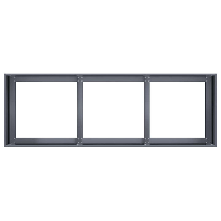 plantekasse antracit 120x40x40 cm koldvalset stål