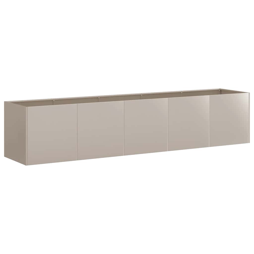 plantekasse rustfarvet 200x40x40 cm forvitringsstål