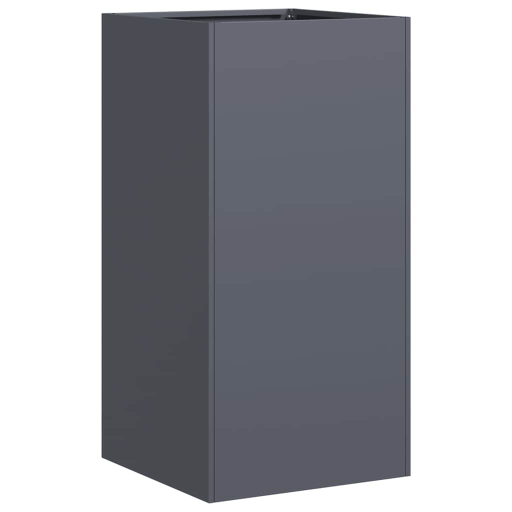 plantekasse 40x40x80 cm koldvalset stål antracitgrå