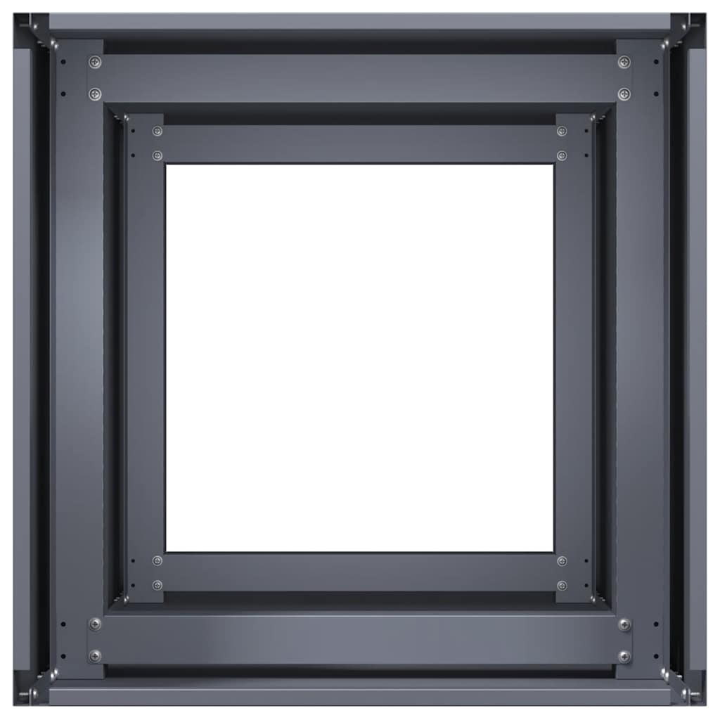 plantekasse 40x40x80 cm koldvalset stål antracitgrå