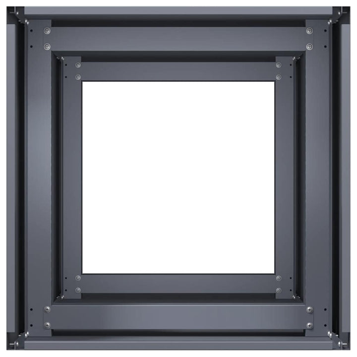 plantekasse 40x40x80 cm koldvalset stål antracitgrå