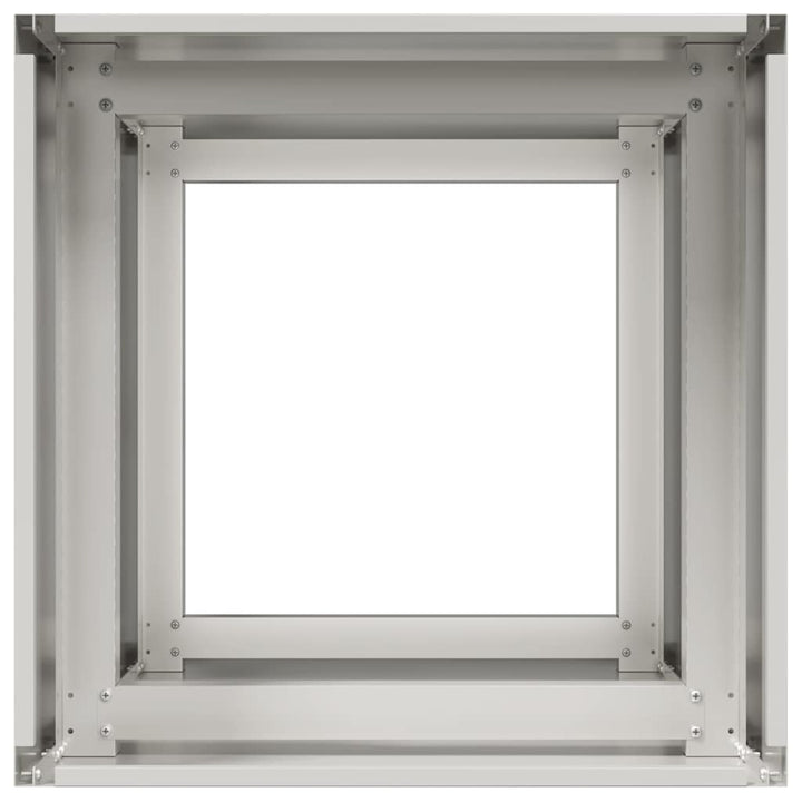 plantekasse 40x40x80 cm rustfrit stål