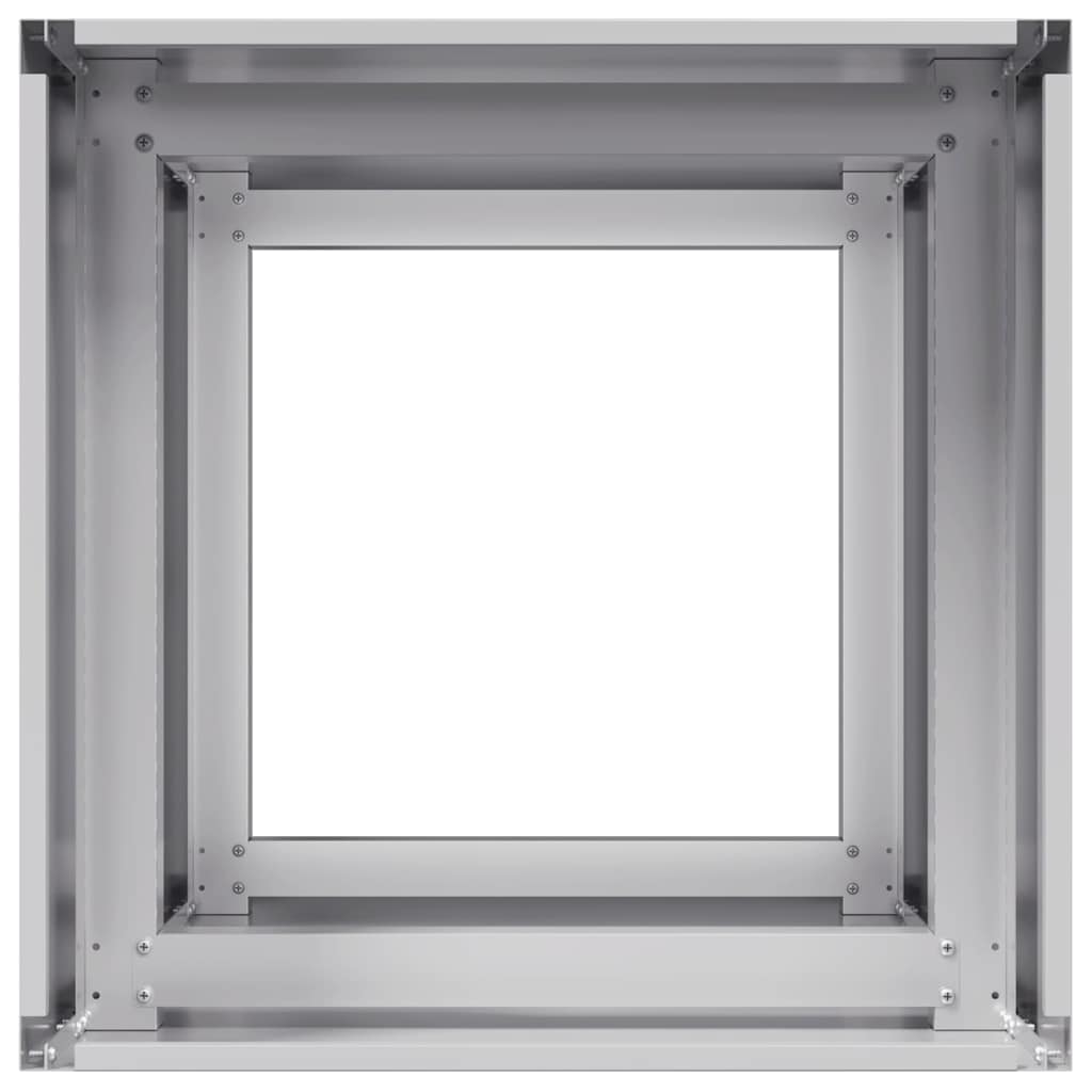 plantekasse 40x40x80 cm galvaniseret stål