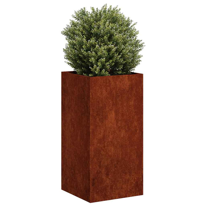 plantekasse rustfarvet 40x40x80 cm forvitringsstål