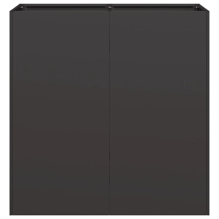 plantekasse 80x40x80 cm koldvalset stål sort