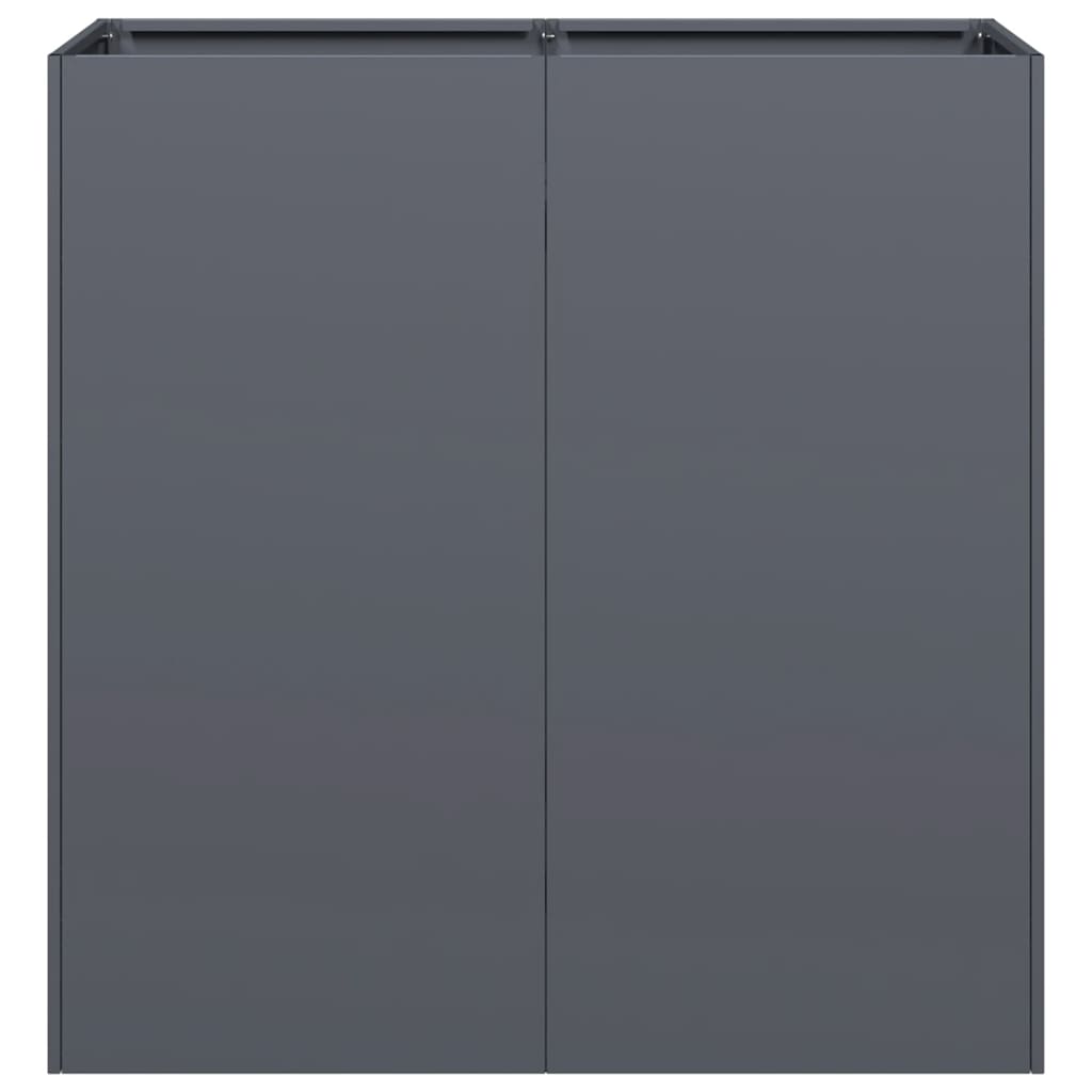 plantekasse 80x40x80 cm koldvalset stål antracitgrå