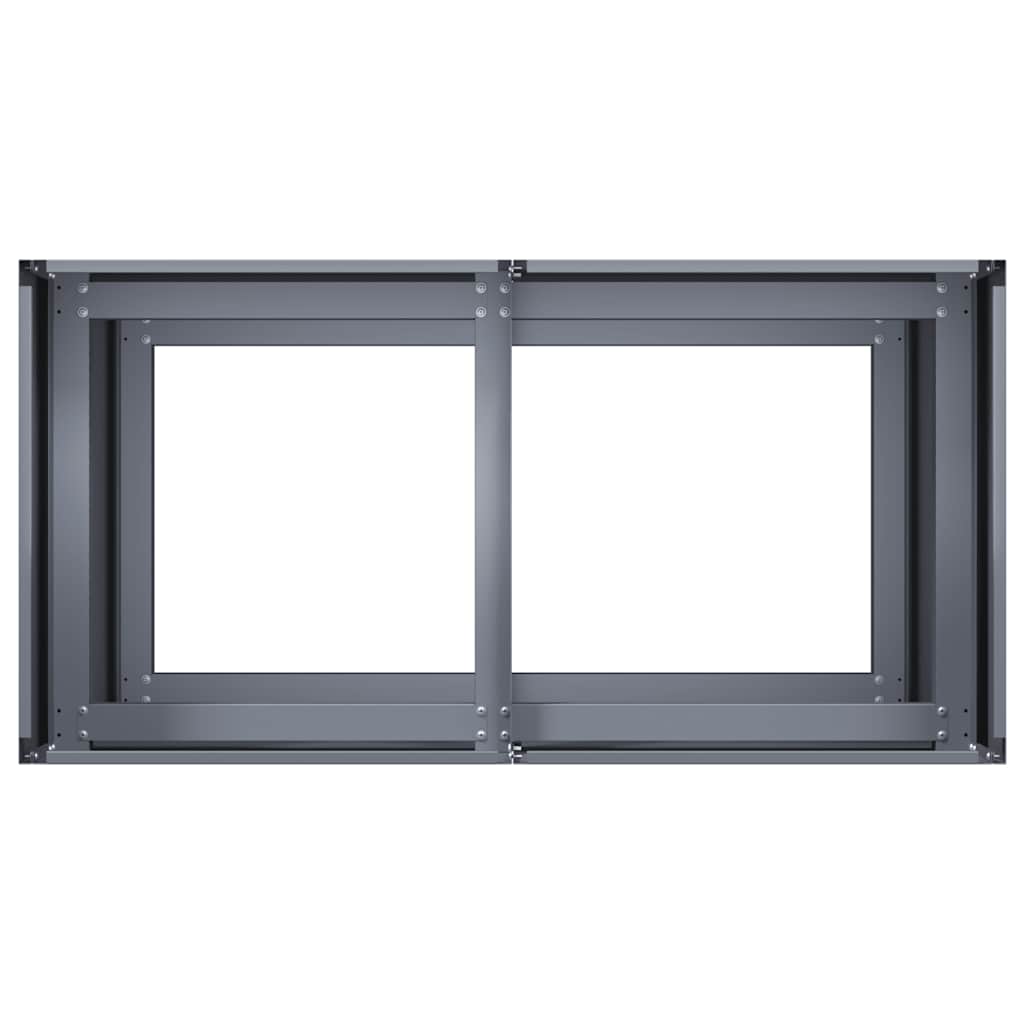 plantekasse 80x40x80 cm koldvalset stål antracitgrå