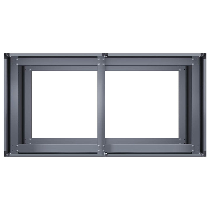 plantekasse 80x40x80 cm koldvalset stål antracitgrå