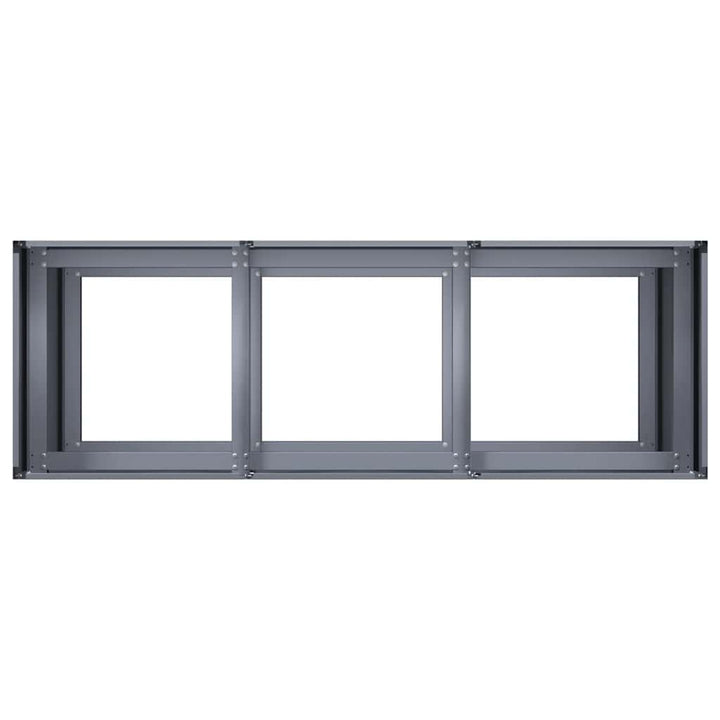 plantekasse 120x40x80 cm koldvalset stål antracitgrå
