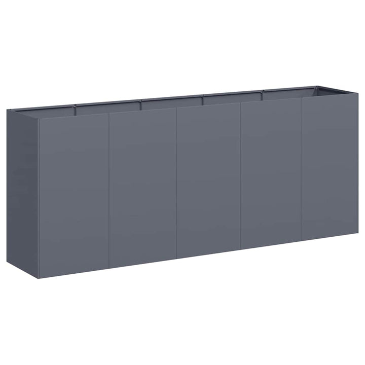 plantekasse 200x40x80 cm koldvalset stål antracitgrå