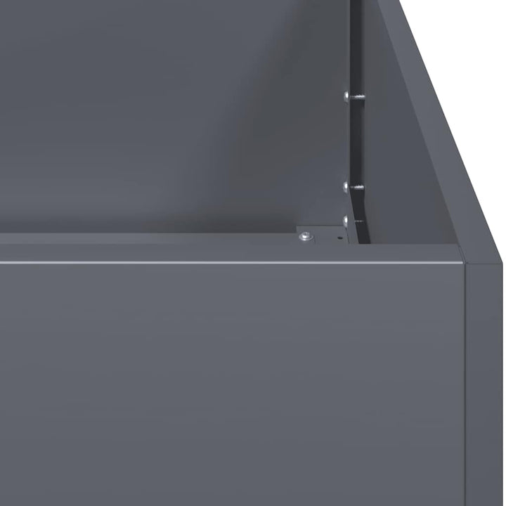 plantekasse 200x40x80 cm koldvalset stål antracitgrå