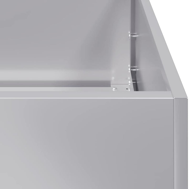 plantekasse 40x80x40 cm galvaniseret stål
