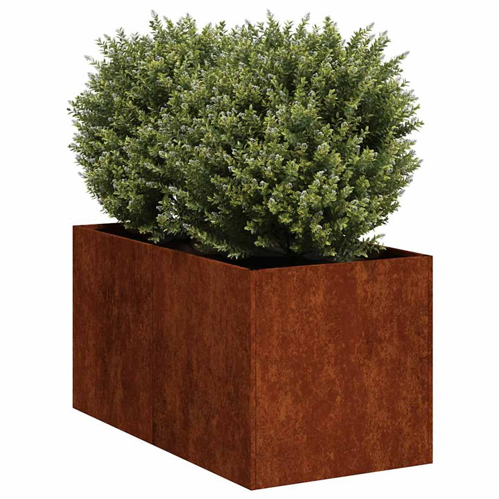 plantekasse rustfarvet 40x80x40 cm forvitringsstål