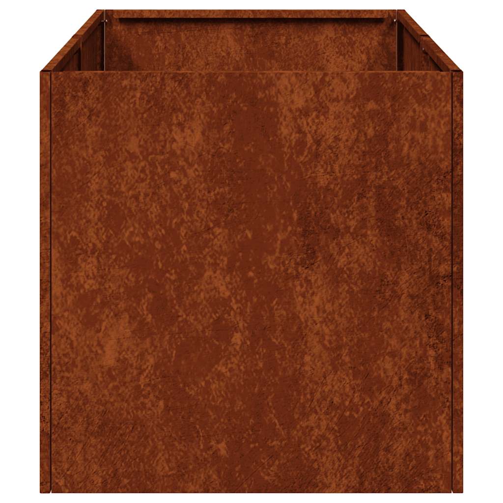 plantekasse rustfarvet 40x80x40 cm forvitringsstål