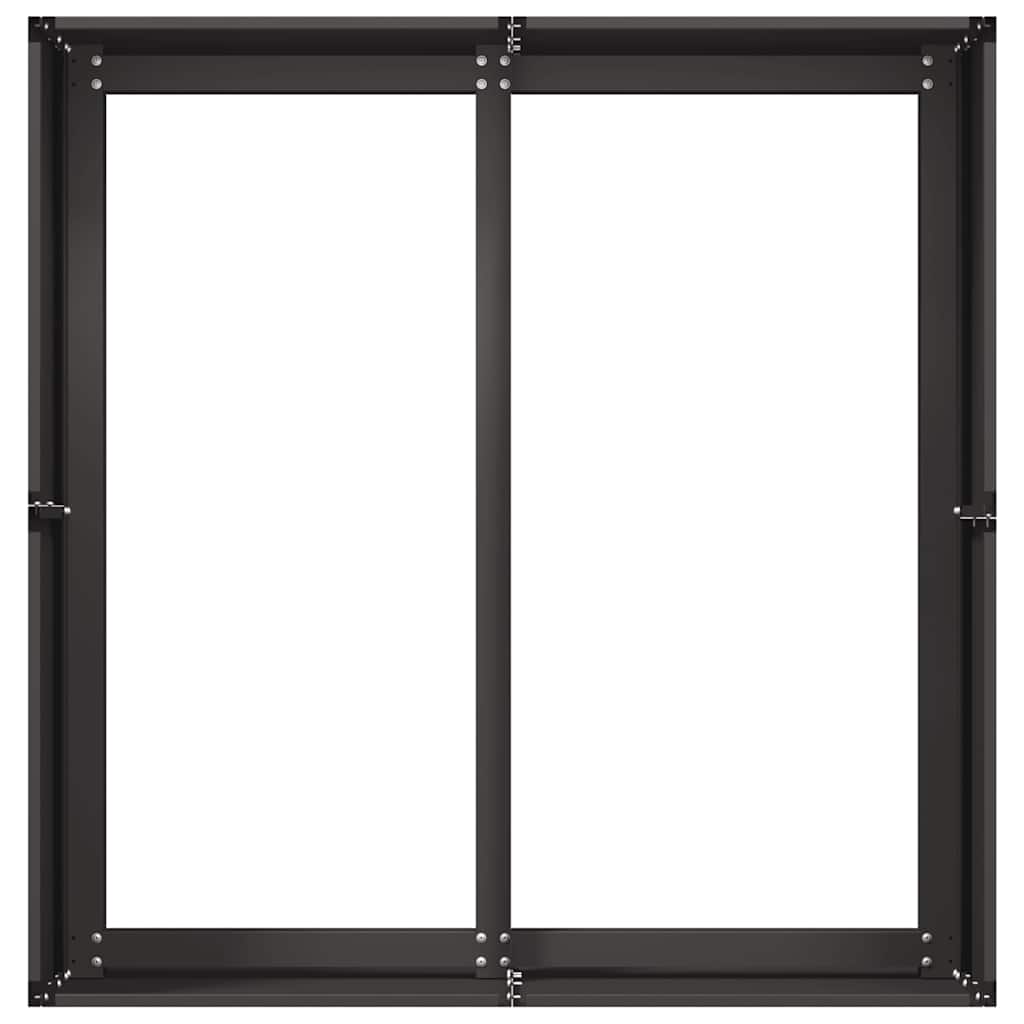 plantekasse 80x80x40 cm koldvalset stål sort