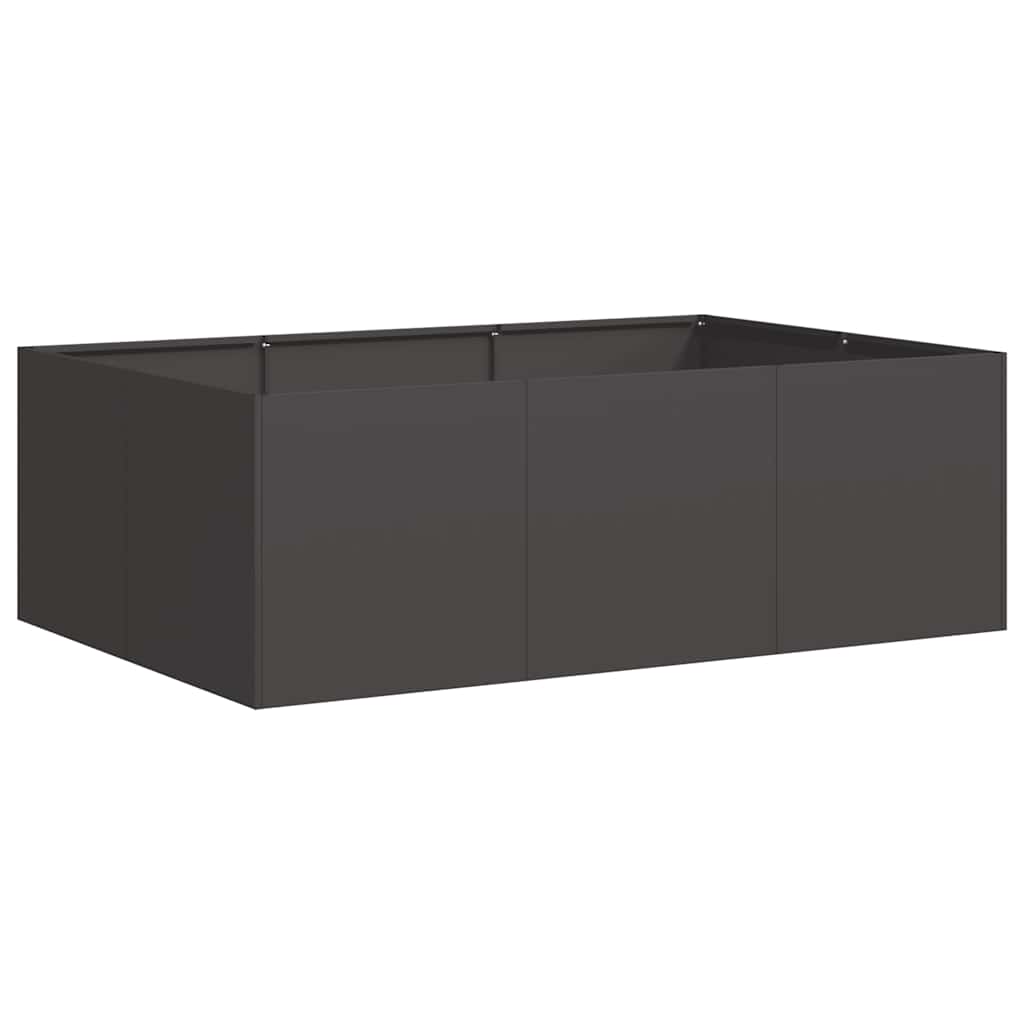 plantekasse 120x80x40 cm stål sort