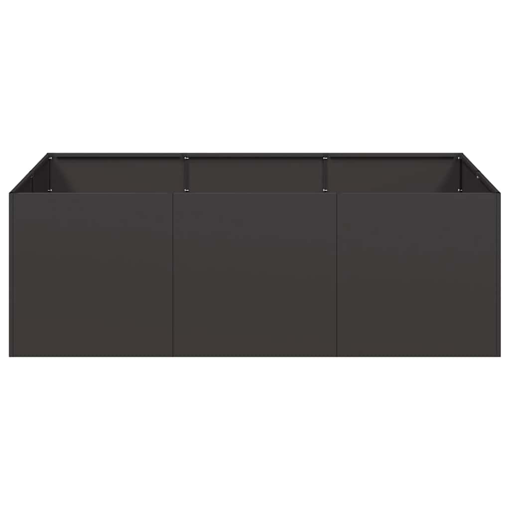 plantekasse 120x80x40 cm stål sort