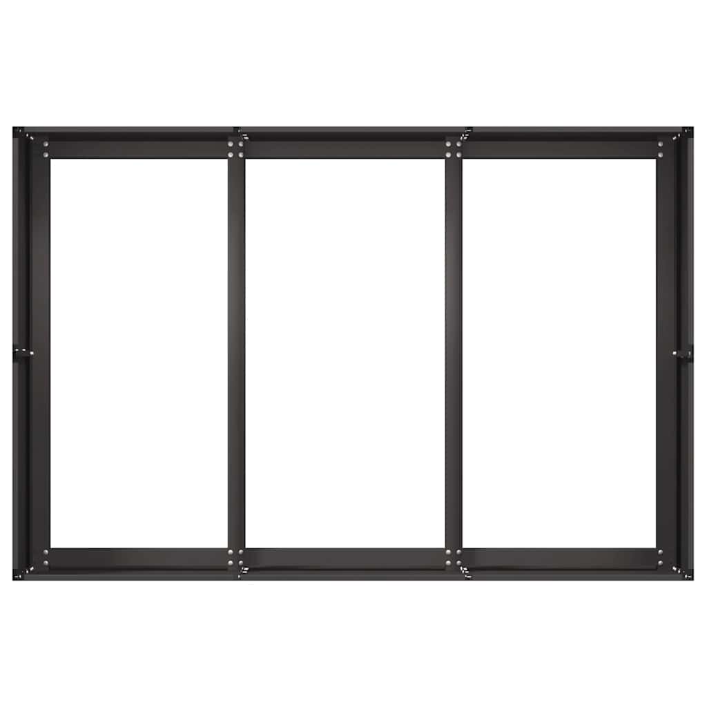 plantekasse 120x80x40 cm stål sort