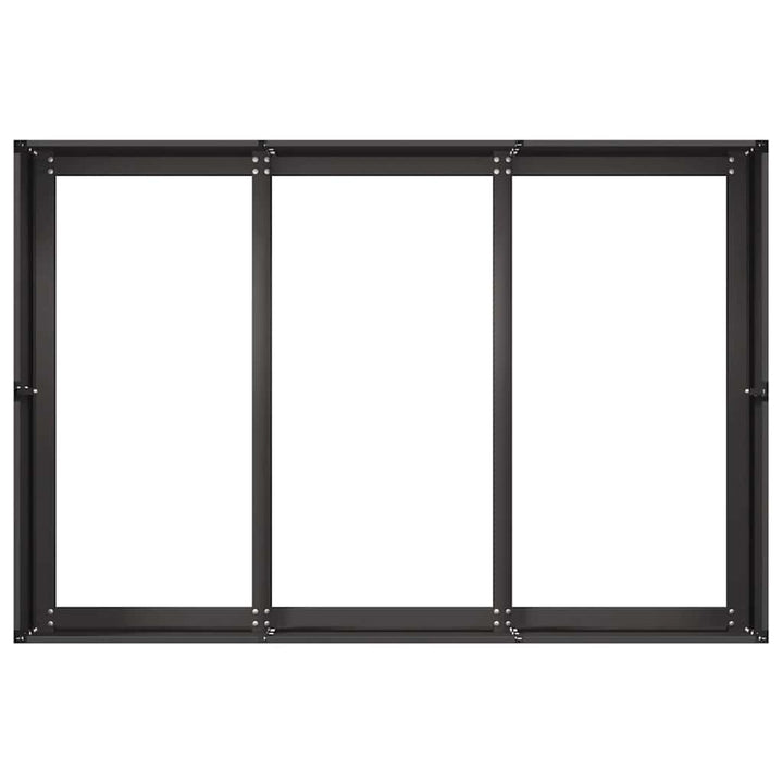 plantekasse 120x80x40 cm stål sort