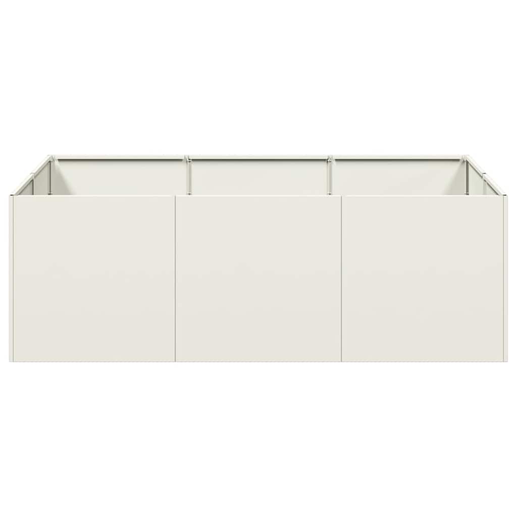 plantekasse 120x80x40 cm stål hvid