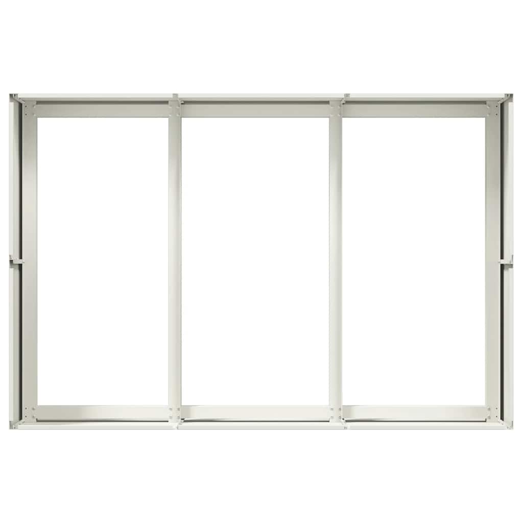 plantekasse 120x80x40 cm stål hvid