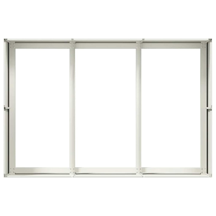 plantekasse 120x80x40 cm stål hvid