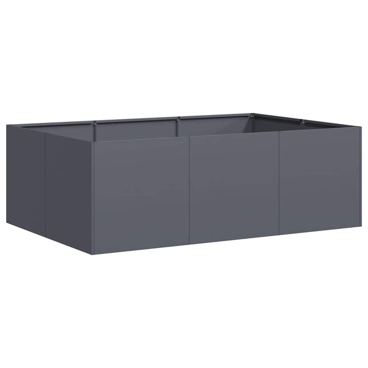 plantekasse 120x80x40 cm stål antracitgrå