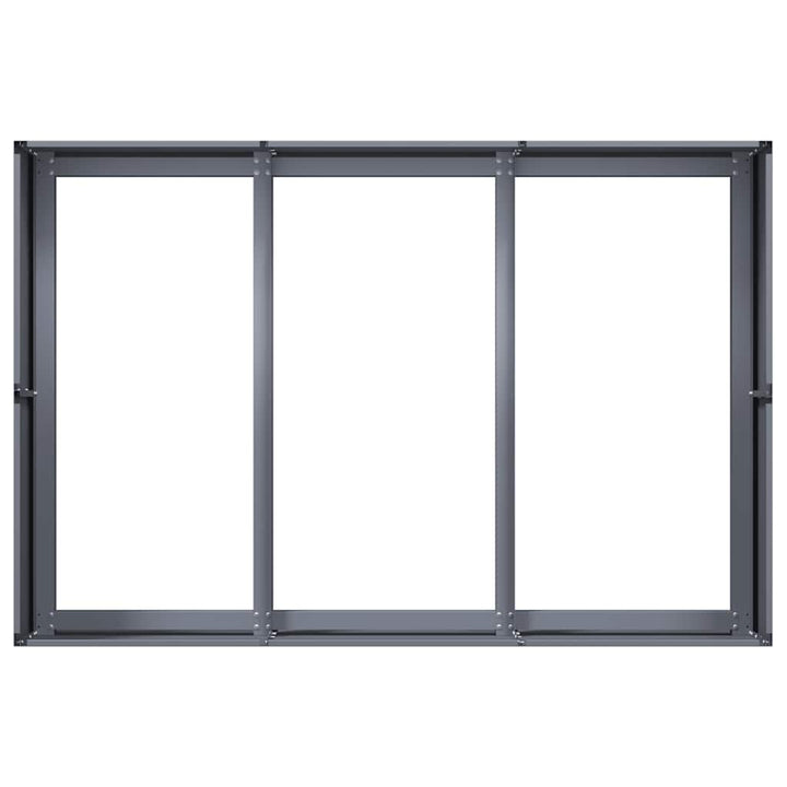 plantekasse 120x80x40 cm stål antracitgrå