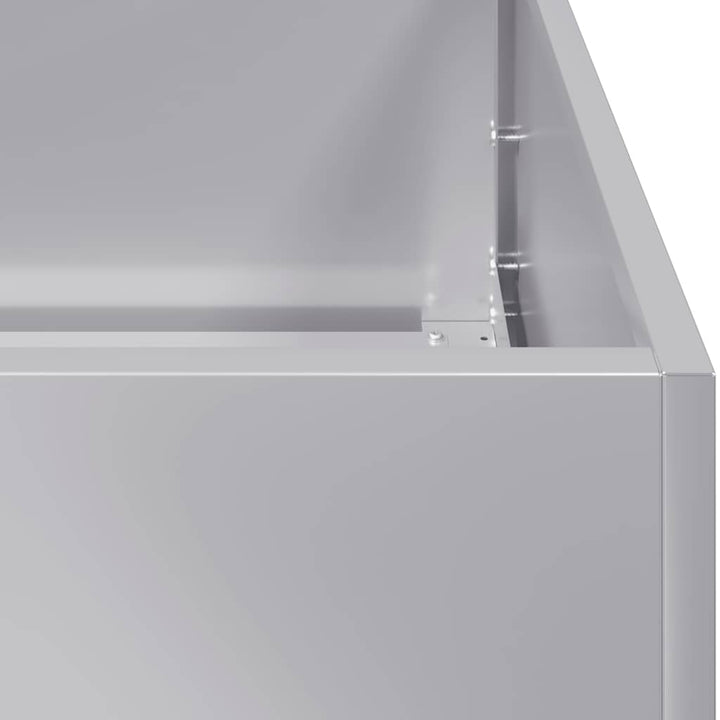 plantekasse 120x80x40 cm galvaniseret stål