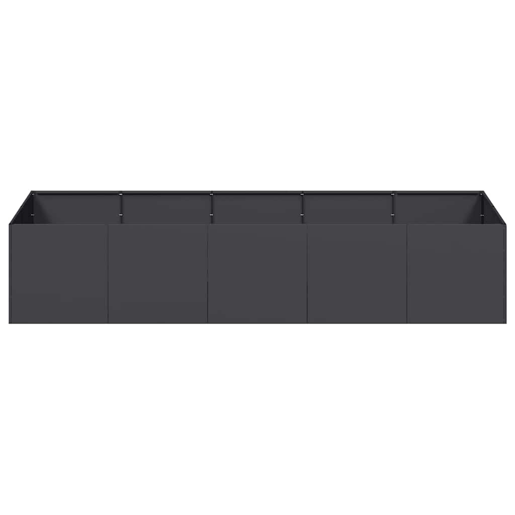 plantekasse 200x80x40 cm stål sort