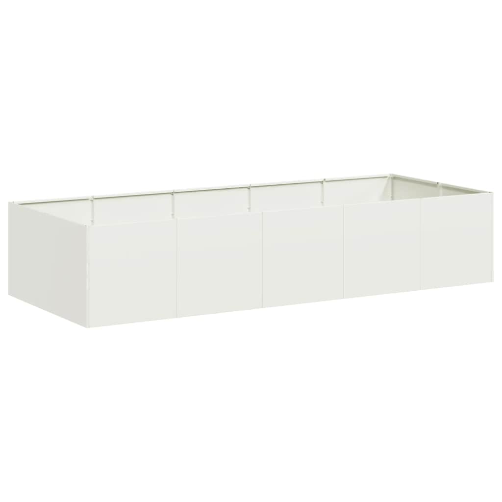plantekasse 200x80x40 cm stål hvid